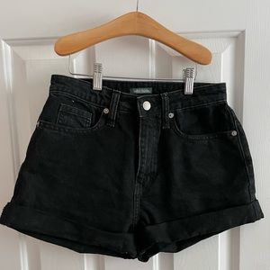 Black Wild Fable Women’s denim cuffed shorts